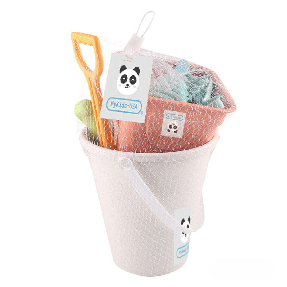 MyKids-USA® Children Wheat Straw Medium Beach Bucket Dinosaur Model Toy
