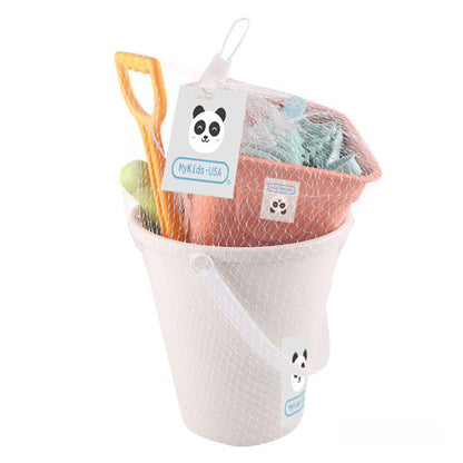 MyKids-USA® Children Wheat Straw Medium Beach Bucket Dinosaur Model Toy