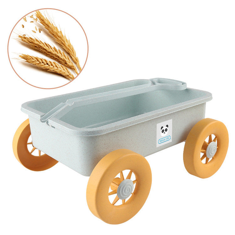 MyKids-USA® Children’s Wheat Straw Little Boy Beach Pusher Toy