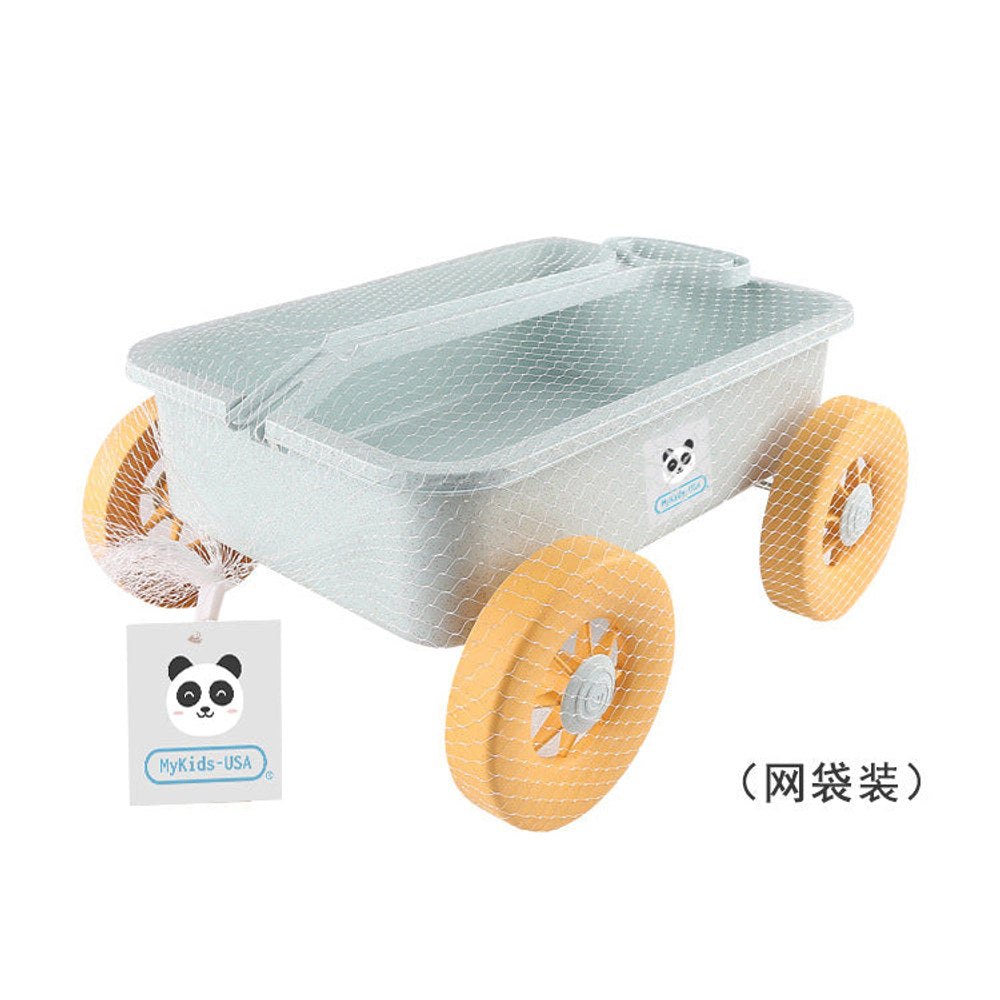 MyKids-USA® Children’s Wheat Straw Little Boy Beach Pusher Toy