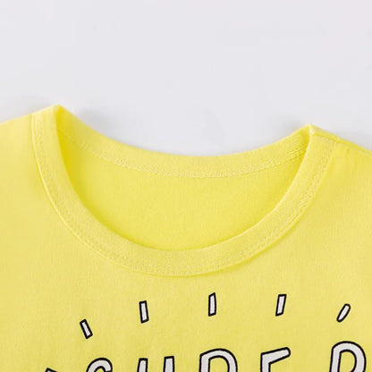 MyKids-USA® Kids Boys Animals Cartoon and Letters Pattern Crew Neck Long Sleeves Top Sweatshirt
