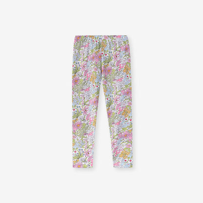 MyKids-USA® Girls Flowers and Animals Cartoon Pattern Long Sleeves Sweatshirt and Floral Pants Clothing Set