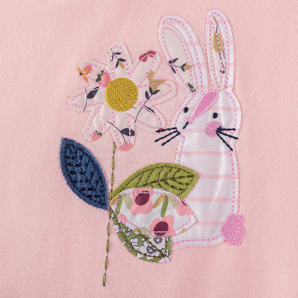 MyKids-USA® Girls Flowers and Animals Cartoon Pattern Long Sleeves Sweatshirt and Floral Pants Clothing Set