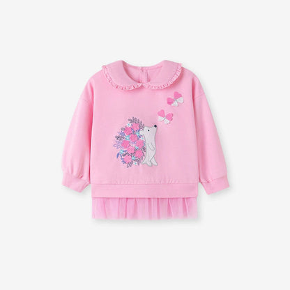 MyKids-USA® Girls Animals Cartoon Pattern Long Sleeves Sweatshirt and Pants Clothing Set