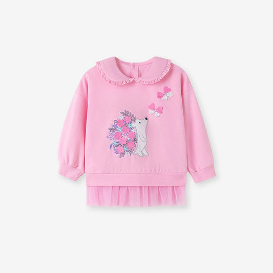 MyKids-USA® Girls Animals Cartoon Pattern Long Sleeves Sweatshirt and Pants Clothing Set