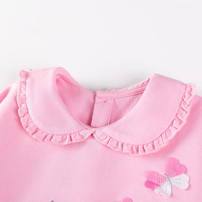 MyKids-USA® Girls Animals Cartoon Pattern Long Sleeves Sweatshirt and Pants Clothing Set