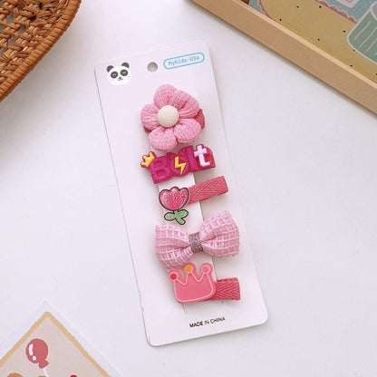 MyKids-USA® Versatile Hair Accessory For Babies: Colorful Small Butterfly Bow Hair Clip Sets