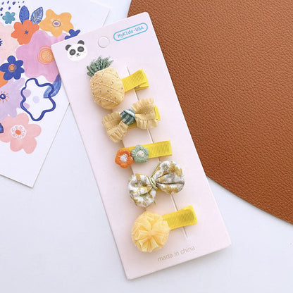 MyKids-USA® Versatile Hair Accessory For Babies: Colorful Small Butterfly Bow Hair Clip Sets