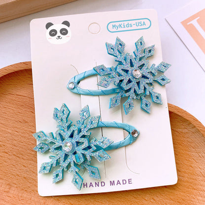 MyKids-USA® Children's Hair Clip With Fabric Cover -  All-In-One Hair Accessory Sets For Babies
