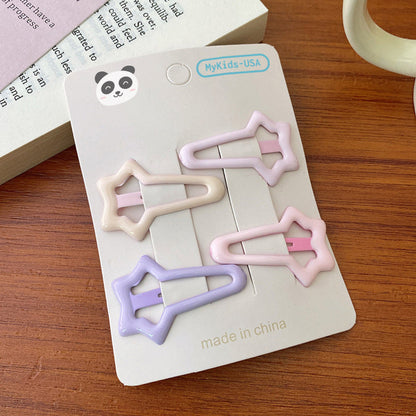 MyKids-USA® Dreamy Hair Clip Accessories In A Magical Color Palette Sets For Babies