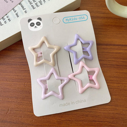 MyKids-USA® Dreamy Hair Clip Accessories In A Magical Color Palette Sets For Babies