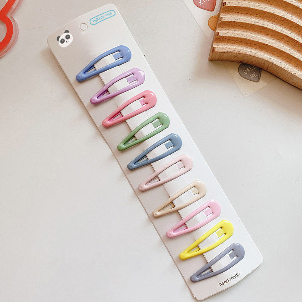 MyKids-USA® Enchanting Colorful Collection: Dreamy Hair Clip Accessories In A Magical Color Palette Sets For Babies