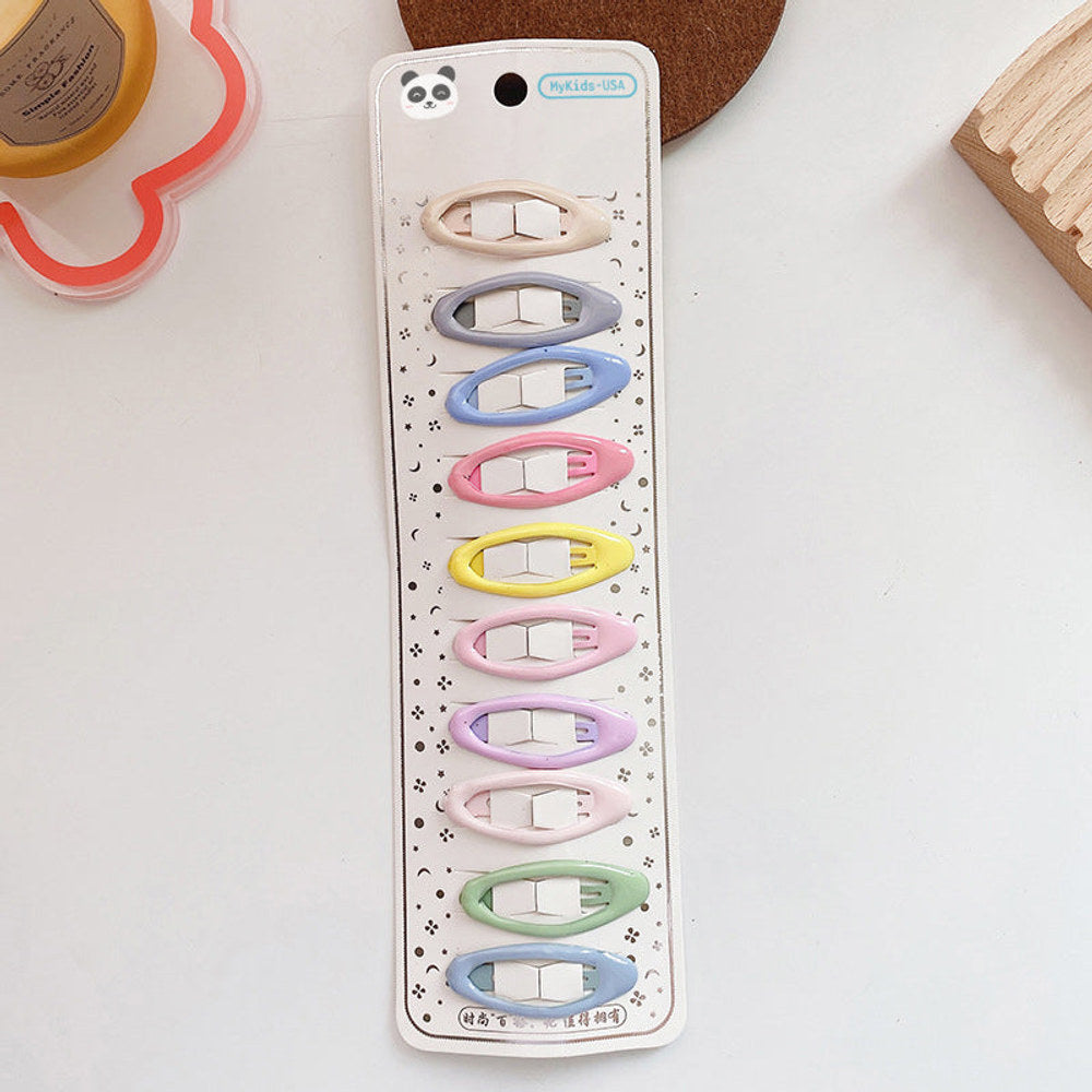 MyKids-USA® Enchanting Colorful Collection: Dreamy Hair Clip Accessories In A Magical Color Palette Sets For Babies