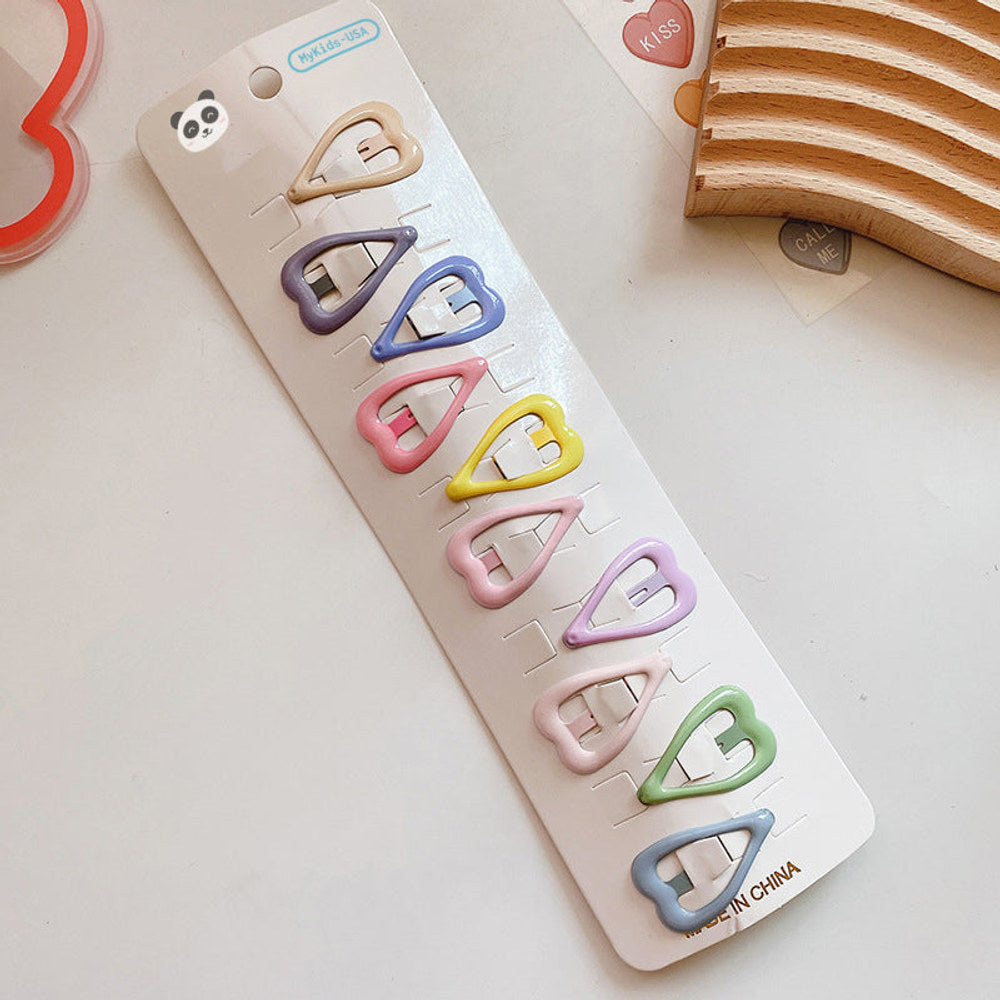 MyKids-USA® Enchanting Colorful Collection: Dreamy Hair Clip Accessories In A Magical Color Palette Sets For Babies
