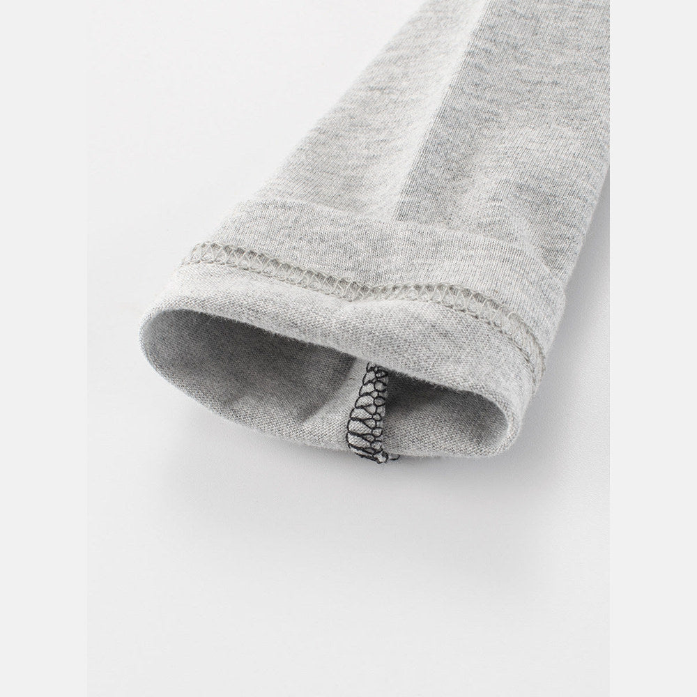 MyKids-USA® Autumn Baby Kids Boys Letters Print Long Sleeves Crew Neck Color Patchwork Top Shirt