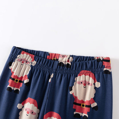MyKids-USA® Baby Kids Christmas Cartoon Pattern Long Sleeves Casual Pajamas Clothing Set