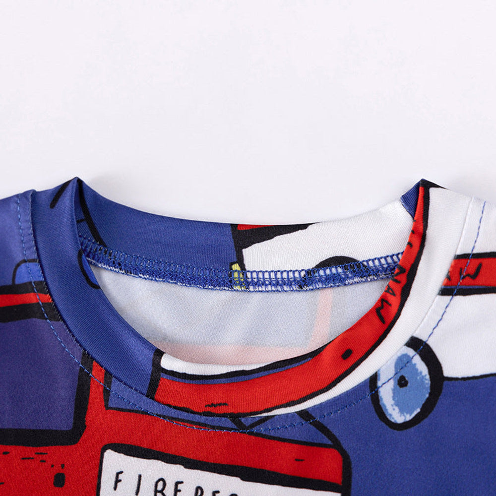 MyKids-USA® Emergency Rescue Kids Pajama Set – Long Sleeve Shirt and Pants