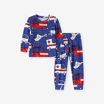 MyKids-USA® Emergency Rescue Kids Pajama Set – Long Sleeve Shirt and Pants