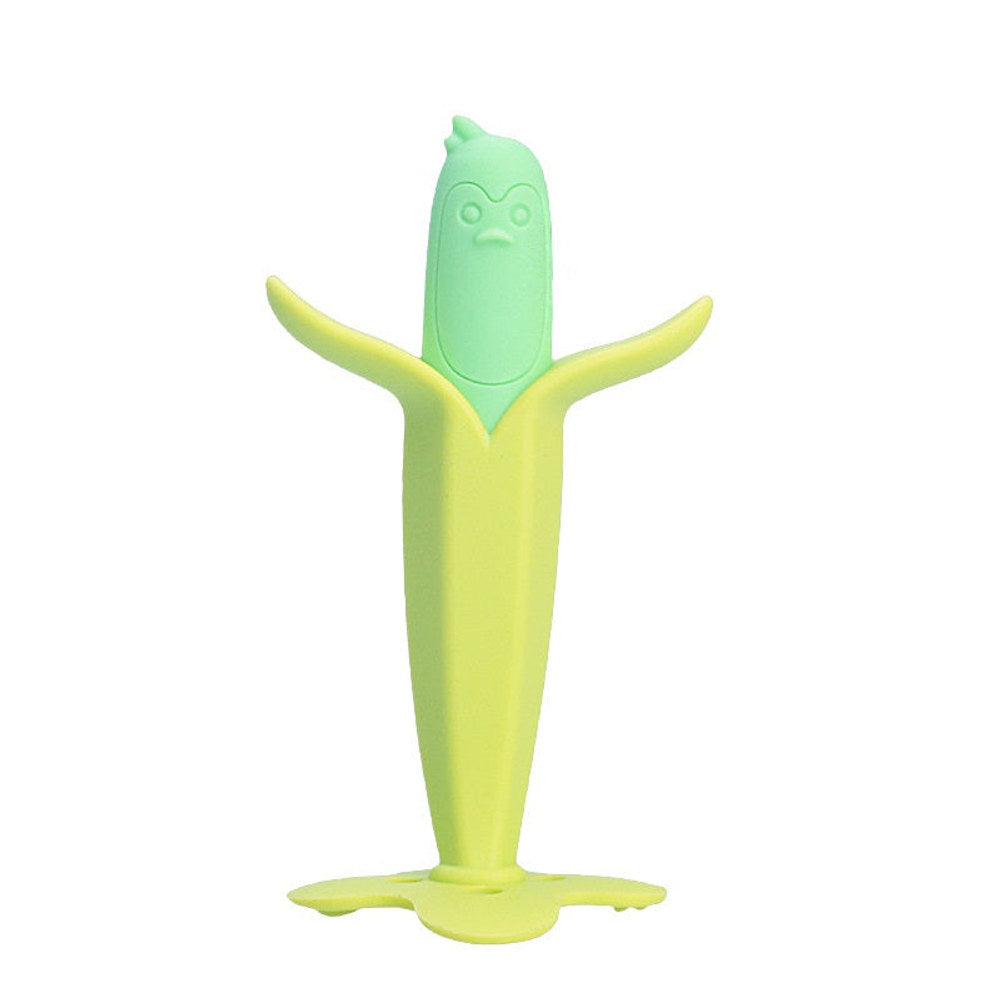 MyKids-USA® Baby Teething Toys – Banana & Corn Silicone Teething