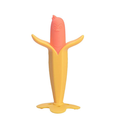 MyKids-USA® Baby Teething Toys – Banana & Corn Silicone Teething