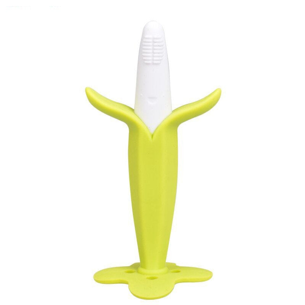 MyKids-USA® Baby Teething Toys – Banana & Corn Silicone Teething
