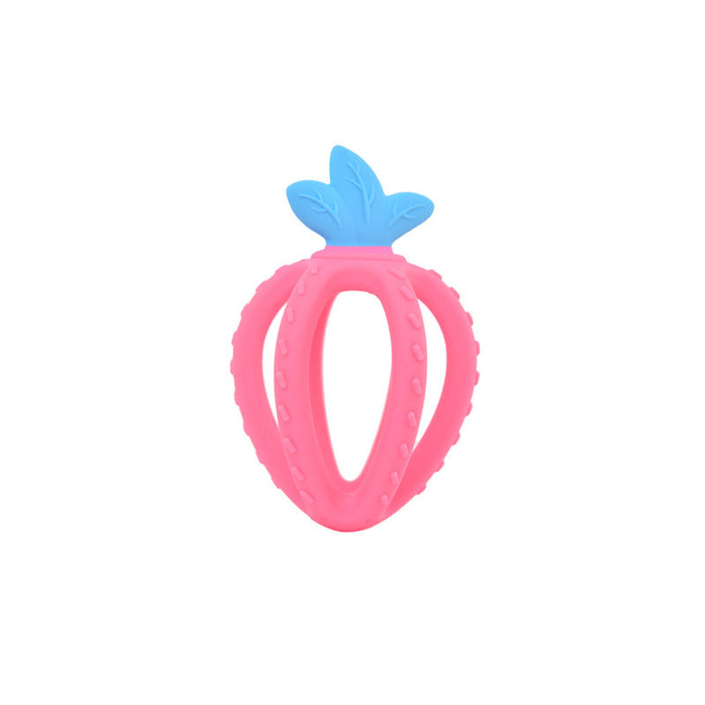 MyKids-USA® Baby Teething Toys – Strawberry Silicone Teething