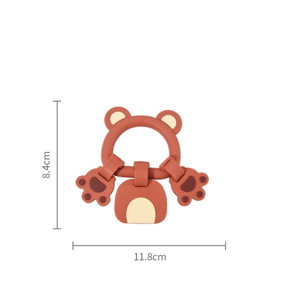 MyKids-USA® Baby Teething Toys – Teddy Bear Silicone Teething Sticks