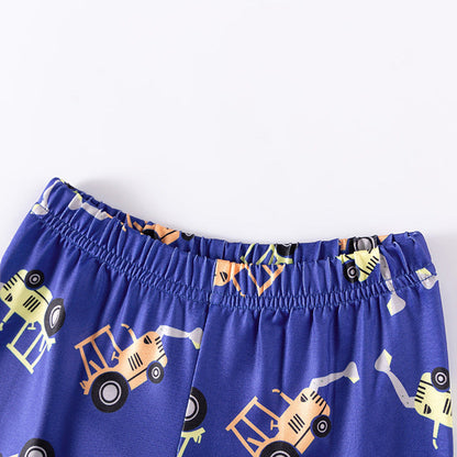 MyKids-USA Pajama Set Kids Cartoon Pattern Long Sleeves Top and Pants