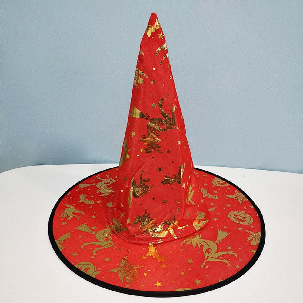 MyKids-USA Halloween Bronzed Witch Hats