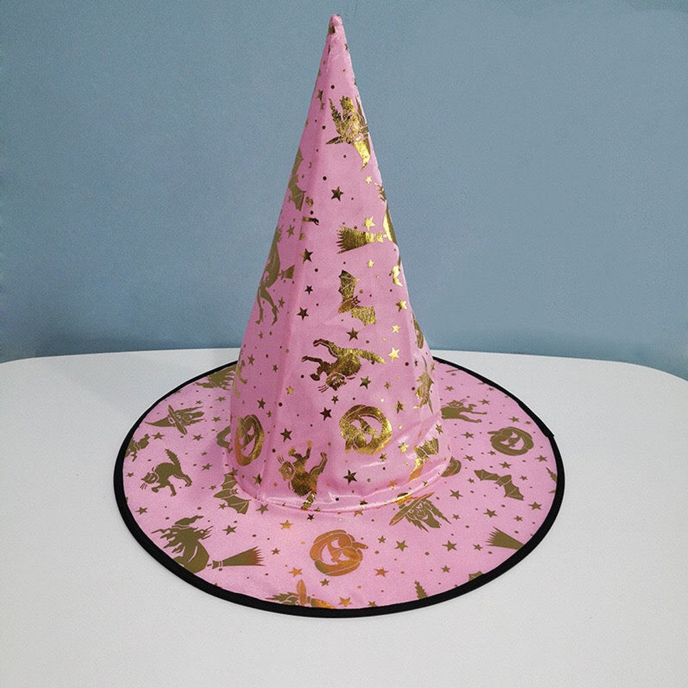 MyKids-USA Halloween Bronzed Witch Hats