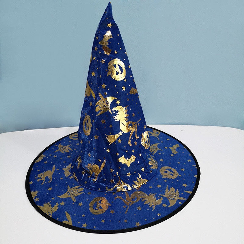 MyKids-USA Halloween Bronzed Witch Hats