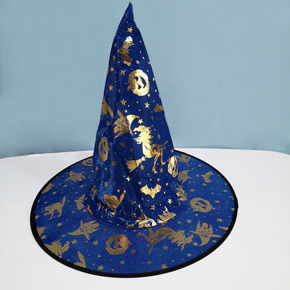 MyKids-USA Halloween Bronzed Witch Hats