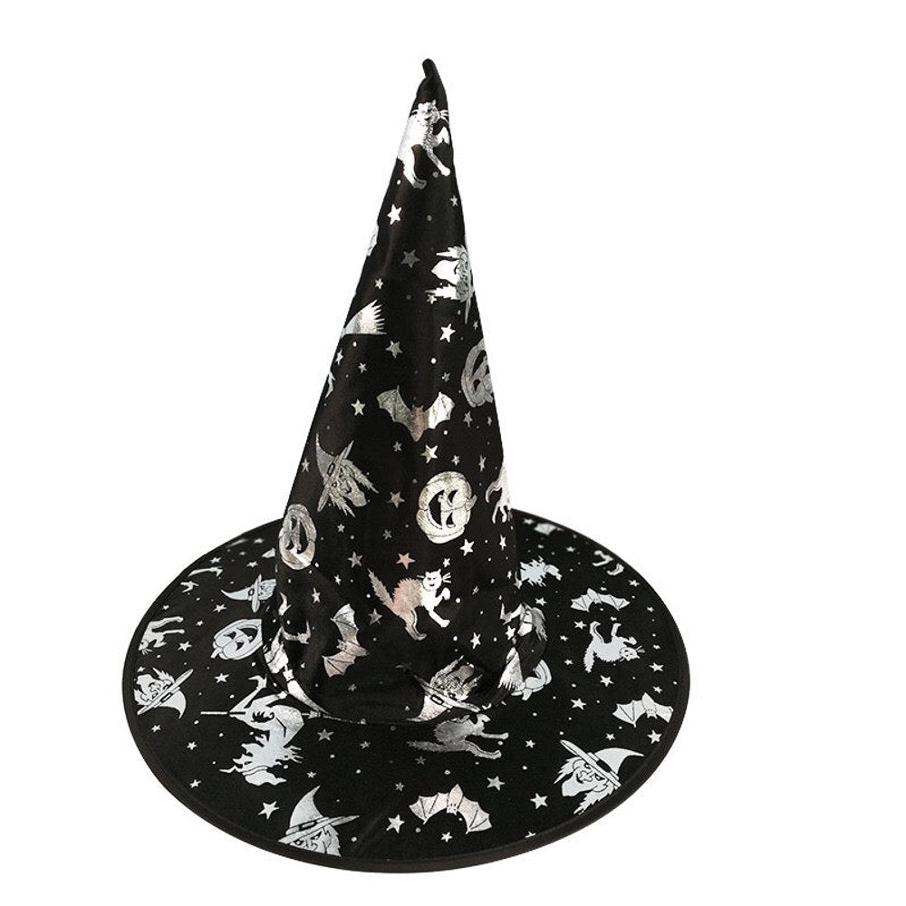 MyKids-USA Halloween Bronzed Witch Hats