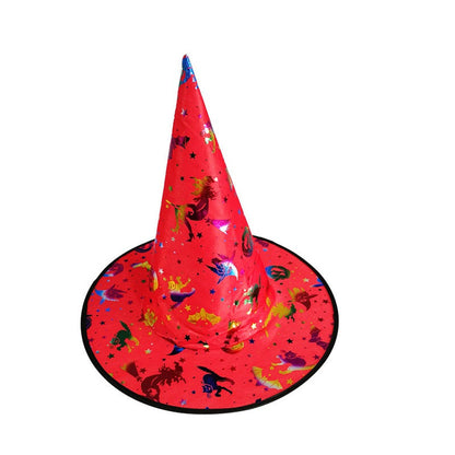 MyKids-USA Halloween Bronzed Witch Hats
