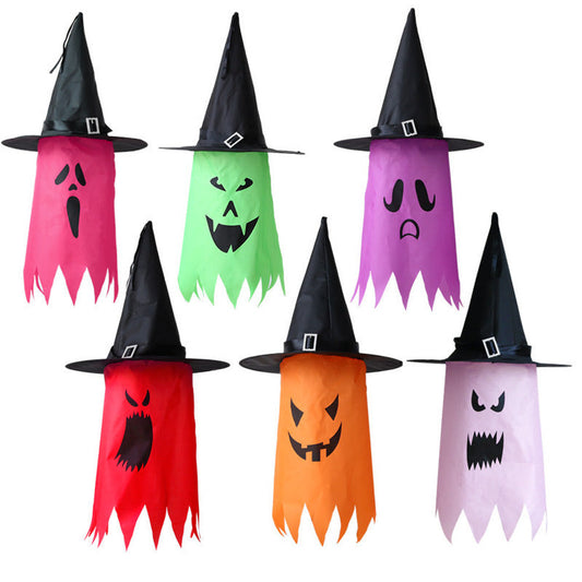 MyKids-USA® Halloween Colorful Glowing Wizard Hats Decorative Accessory