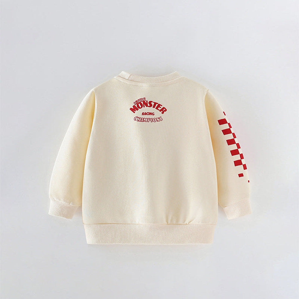 MyKids-USA® Cartoon and Letters Pattern Long Sleeves Pullover for Boys