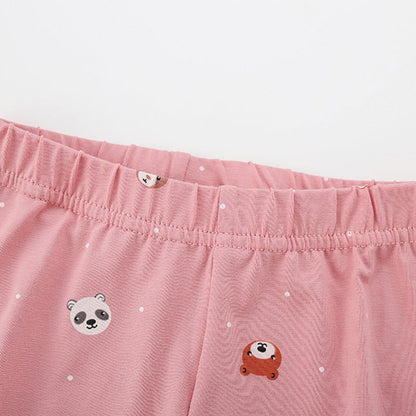MyKids-USA® Baby Kids Girls Animals Cartoon Pattern Casual Pants