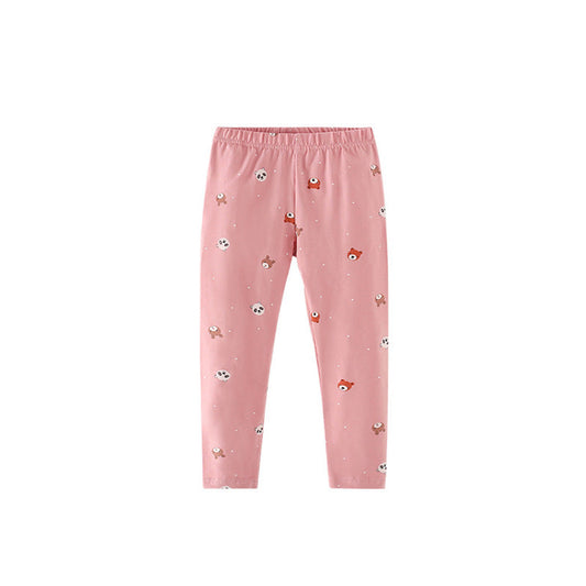 MyKids-USA® Baby Kids Girls Animals Cartoon Pattern Casual Pants
