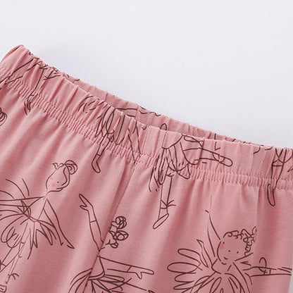 MyKids-USA® Baby Kids Girls Fairy Cartoon Pattern Casual Pants