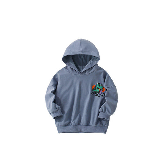 MyKids-USA® Dinosaur Cartoon Pattern Logo Long Sleeves Hoodies for Boys