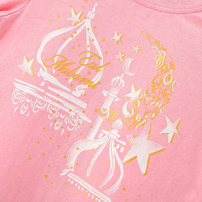 MyKids-USA® Spring and Autumn Girls Stars Pattern Long Sleeves Top and Pants Clothing Set