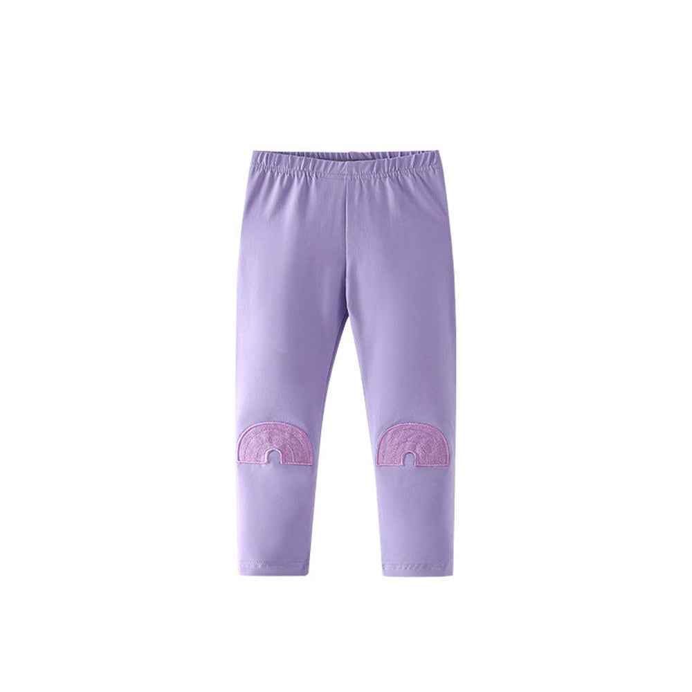 MyKids-USA® Autumn Arrival Baby Kids Girls Rainbows Pattern Casual Pants
