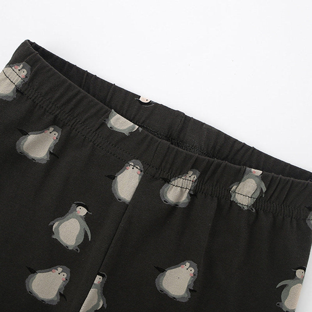 MyKids-USA® Autumn Arrival Baby Kids Girls Penguins Pattern Casual Pants