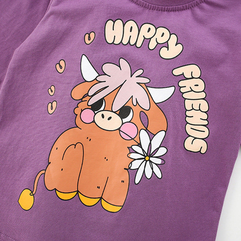 MyKids-USA® Animals Cartoon Pattern Long Sleeves Top for Stylish Boys