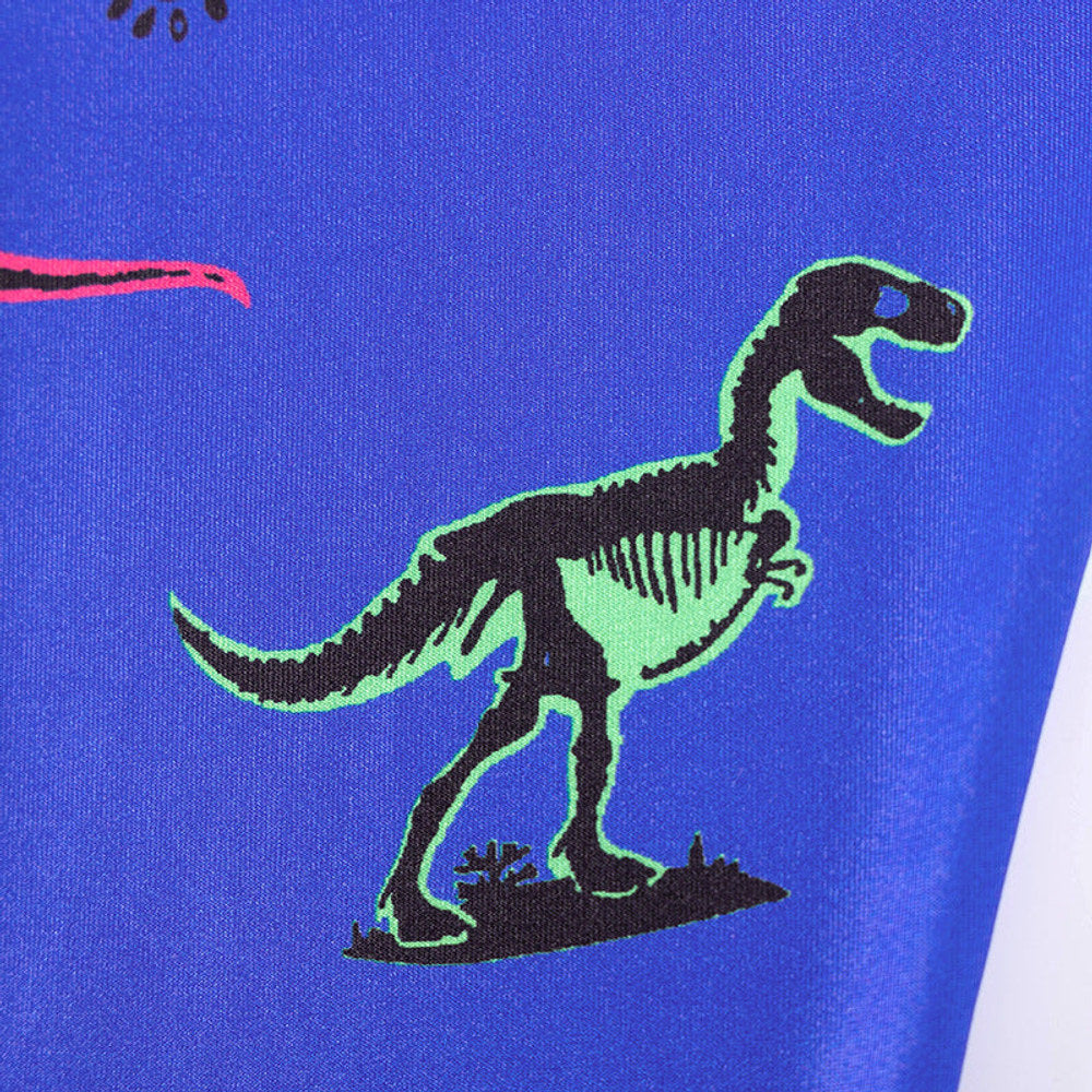 MyKids-USA® Dinosaur Kids Pajama Set – Long Sleeve Shirt and Pants, Cartoon Dino Design