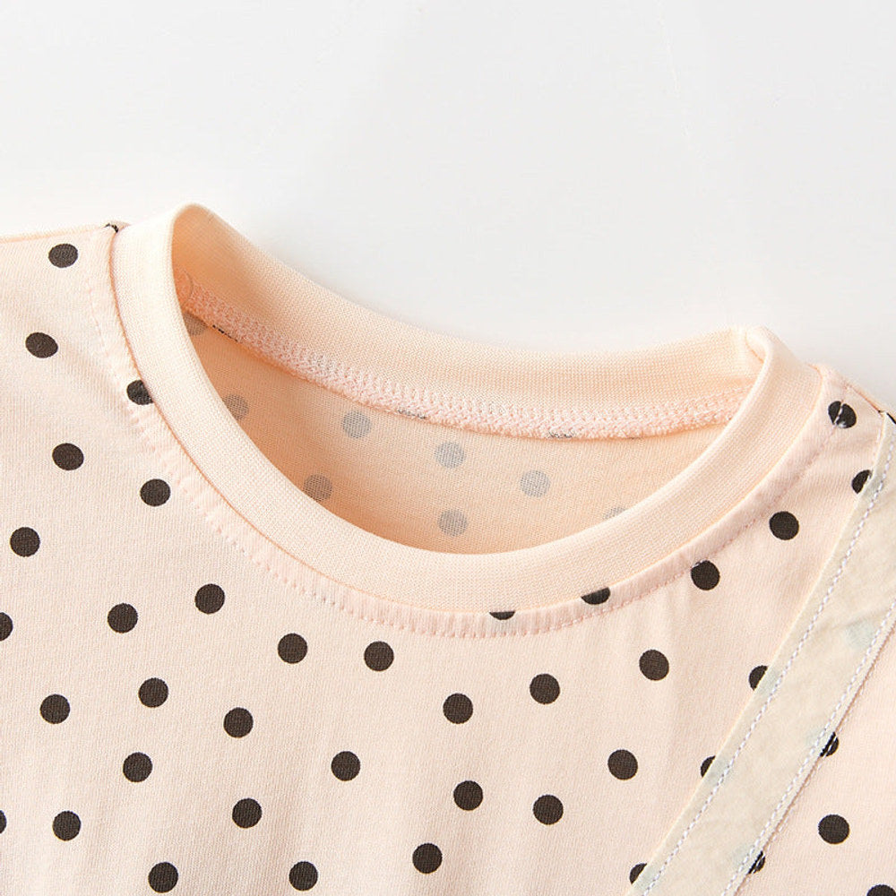 MyKids-USA® Dots Pattern Long Sleeves Top for Stylish Girls