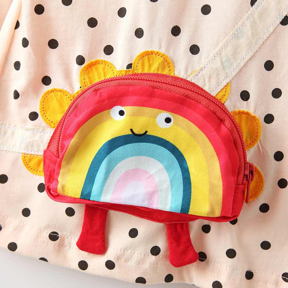 MyKids-USA® Dots Pattern Long Sleeves Top for Stylish Girls