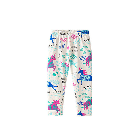 MyKids-USA® Baby Kids Girls Cartoon Pattern Cute Pants