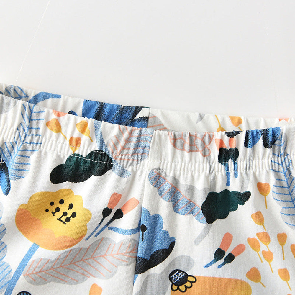 MyKids-USA® Baby Kids Girls Floral Pattern Cute Pants