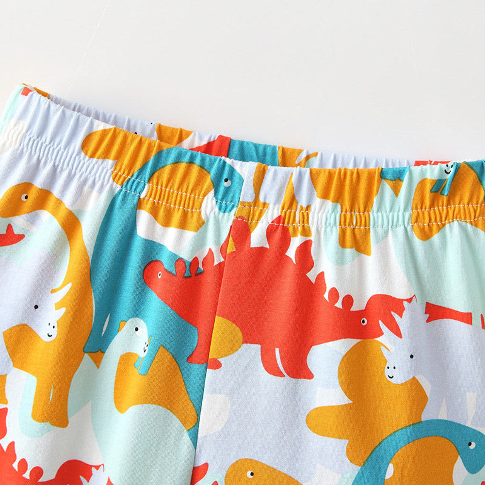 MyKids-USA® Baby Kids Girls Dinosaurs Cartoon Pattern Casual Pants